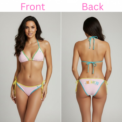 trendy bikini

tie side bikini

summer beachwear

pastel bikini set

halter neck bikini

cute bikini

colorblock swimwear

adjustable bikini set

2 piece swimsuit