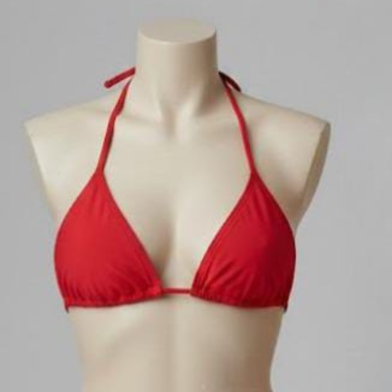 CareCove Classic Red Dori Style Bikini Bra and Underwear Set