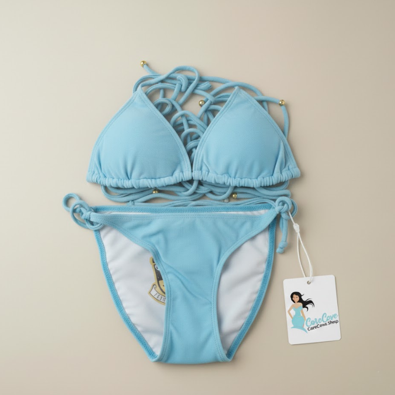 Women Swimwear

Vacation Swimwear

Two Piece Swimsuit

Triangle Bikini

Summer Bikini

String Bikini

Sky Blue Bikini

Resort Wear

Quick Dry Swimwear

Pool Party Outfit

Carecove Bikini

