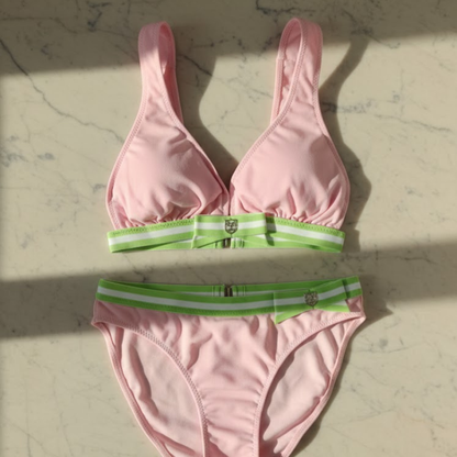 two piece swimwear

trendy bikini

stylish bikini

poolside outfit

pink bikini

pastel bikini

lime trim bikini

lightweight bikini

halter bikini

girls swimwear

cute bikini set

Carecove Bikini

bow bikini

beachwear